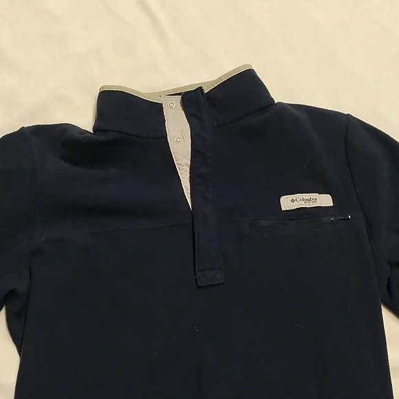 Columbia PFG Fleece Snap Pullover - Picture 2 of 4